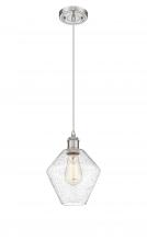 Innovations Lighting 516-1P-SN-G654-8-LED - Cindyrella - 1 Light - 8 inch - Brushed Satin Nickel - Cord hung - Mini Pendant