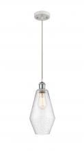 Innovations Lighting 516-1P-WPC-G654-7 - Cindyrella - 1 Light - 7 inch - White Polished Chrome - Cord hung - Mini Pendant