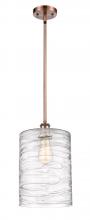 Innovations Lighting 516-1S-AC-G1113-L-LED - Cobbleskill - 1 Light - 9 inch - Antique Copper - Mini Pendant