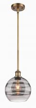  516-1S-BB-G556-8SM - Rochester - 1 Light - 8 inch - Brushed Brass - Mini Pendant