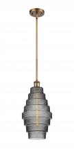 Innovations Lighting 516-1S-BB-G673-8-LED - Cascade - 1 Light - 8 inch - Brushed Brass - Mini Pendant