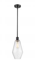 Innovations Lighting 516-1S-BK-G654-7-LED - Cindyrella - 1 Light - 7 inch - Matte Black - Mini Pendant