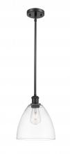 Innovations Lighting 516-1S-BK-GBD-92-LED - Bristol - 1 Light - 9 inch - Matte Black - Mini Pendant