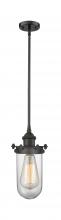  516-1S-OB-232-CL - Kingsbury - 1 Light - 4 inch - Oil Rubbed Bronze - Mini Pendant