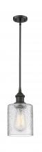  516-1S-OB-G112 - Cobbleskill - 1 Light - 5 inch - Oil Rubbed Bronze - Mini Pendant