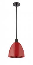 Innovations Lighting 516-1S-OB-MBD-9-RD-LED - Plymouth - 1 Light - 9 inch - Oil Rubbed Bronze - Pendant