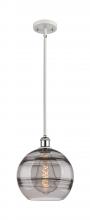 Innovations Lighting 516-1S-WPC-G556-10SM - Rochester - 1 Light - 10 inch - White Polished Chrome - Mini Pendant