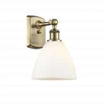  516-1W-AB-GBD-751 - Bristol - 1 Light - 8 inch - Antique Brass - Sconce