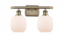 Innovations Lighting 516-2W-AB-G101 - Belfast - 2 Light - 16 inch - Antique Brass - Bath Vanity Light