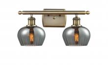 Innovations Lighting 516-2W-AB-G93 - Fenton - 2 Light - 17 inch - Antique Brass - Bath Vanity Light