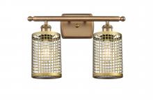  516-2W-BB-M18-BB - Nestbrook - 2 Light - 15 inch - Brushed Brass - Bath Vanity Light