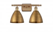  516-2W-BB-MBD-75-BB - Bristol - 2 Light - 18 inch - Brushed Brass - Bath Vanity Light