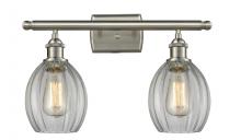  516-2W-SN-G82 - Eaton - 2 Light - 16 inch - Brushed Satin Nickel - Bath Vanity Light