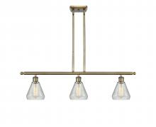 Innovations Lighting 516-3I-AB-G275 - Conesus - 3 Light - 36 inch - Antique Brass - Cord hung - Island Light