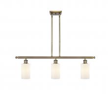 Innovations Lighting 516-3I-AB-G801 - Clymer - 3 Light - 36 inch - Antique Brass - Cord hung - Island Light