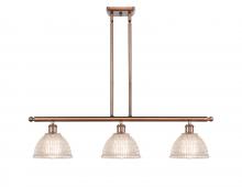  516-3I-AC-G422 - Arietta - 3 Light - 36 inch - Antique Copper - Cord hung - Island Light