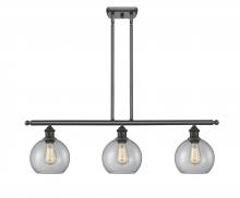  516-3I-OB-G122 - Athens - 3 Light - 36 inch - Oil Rubbed Bronze - Cord hung - Island Light