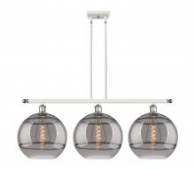 Innovations Lighting 516-3I-WPC-G556-12SM - Rochester - 3 Light - 39 inch - White Polished Chrome - Cord hung - Island Light