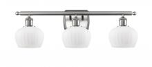  516-3W-SN-G91 - Fenton - 3 Light - 27 inch - Brushed Satin Nickel - Bath Vanity Light