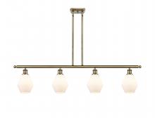  516-4I-AB-G651-6 - Cindyrella - 4 Light - 48 inch - Antique Brass - Cord hung - Island Light