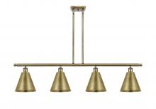  516-4I-AB-MBC-8-AB - Berkshire - 4 Light - 48 inch - Antique Brass - Cord hung - Island Light