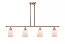  516-4I-AC-G391 - Ellery - 4 Light - 48 inch - Antique Copper - Cord hung - Island Light