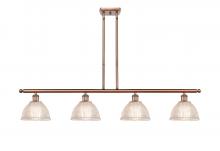  516-4I-AC-G422 - Arietta - 4 Light - 48 inch - Antique Copper - Cord hung - Island Light