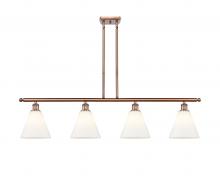  516-4I-AC-GBC-81 - Berkshire - 4 Light - 48 inch - Antique Copper - Cord hung - Island Light