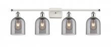 Innovations Lighting 516-4W-WPC-G558-6SM - Bella - 4 Light - 36 inch - White Polished Chrome - Bath Vanity Light