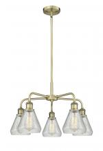 Innovations Lighting 516-5CR-AB-G275 - Conesus - 5 Light - 24 inch - Antique Brass - Chandelier