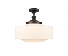  517-1CH-OB-G691-16-LED - Bridgeton - 1 Light - 12 inch - Oil Rubbed Bronze - Semi-Flush Mount