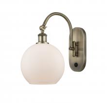  518-1W-AB-G121-8 - Athens - 1 Light - 8 inch - Antique Brass - Sconce