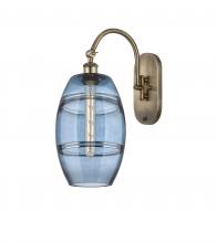  518-1W-AB-G557-8BL - Vaz - 1 Light - 8 inch - Antique Brass - Sconce