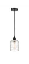 Innovations Lighting 616-1P-BK-G1113 - Cobbleskill - 1 Light - 5 inch - Matte Black - Cord hung - Mini Pendant