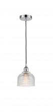 Innovations Lighting 616-1P-PC-G412-LED - Dayton - 1 Light - 6 inch - Polished Chrome - Cord hung - Mini Pendant