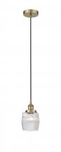  616-1PH-AB-G302 - Colton - 1 Light - 6 inch - Antique Brass - Cord hung - Mini Pendant