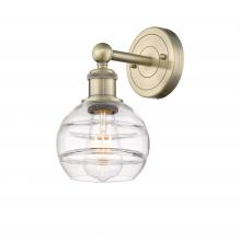  616-1W-AB-G556-6CL - Rochester - 1 Light - 6 inch - Antique Brass - Sconce