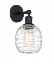  616-1W-BK-G1013 - Belfast - 1 Light - 6 inch - Matte Black - Sconce