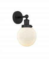  616-1W-BK-G201-6 - Beacon - 1 Light - 6 inch - Matte Black - Sconce