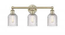  616-3W-AB-G559-5CL - Bridal Veil - 3 Light - 23 inch - Antique Brass - Bath Vanity Light