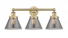 Innovations Lighting 616-3W-BB-G43 - Cone - 3 Light - 26 inch - Brushed Brass - Bath Vanity Light