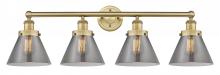 Innovations Lighting 616-4W-BB-G43 - Cone - 4 Light - 35 inch - Brushed Brass - Bath Vanity Light