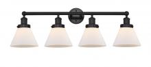  616-4W-BK-G41 - Cone - 4 Light - 35 inch - Matte Black - Bath Vanity Light