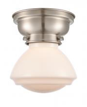 Innovations Lighting 623-1F-SN-G321-LED - Olean - 1 Light - 7 inch - Brushed Satin Nickel - Flush Mount