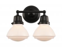  623-2W-BK-G321 - Olean - 2 Light - 15 inch - Matte Black - Bath Vanity Light