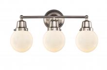  623-3W-SN-G201-6 - Beacon - 3 Light - 22 inch - Brushed Satin Nickel - Bath Vanity Light