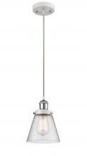 Innovations Lighting 916-1P-WPC-G64 - Cone - 1 Light - 6 inch - White Polished Chrome - Cord hung - Mini Pendant