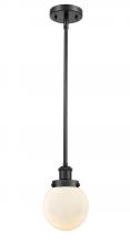  916-1S-BK-G201-6 - Beacon - 1 Light - 6 inch - Matte Black - Mini Pendant