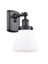  916-1W-BK-G61 - Cone - 1 Light - 6 inch - Matte Black - Sconce