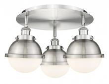 Innovations Lighting 916-3C-SN-HFS-61-SN - Ballston Urban - 3 Light - 19 inch - Satin Nickel - Flush Mount